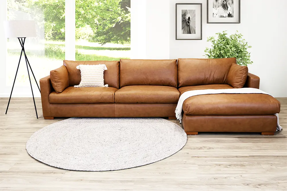 leather chaise sofas